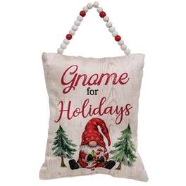 BreeBe - *Gnome For The Holidays Pillow Ornament - Red, White