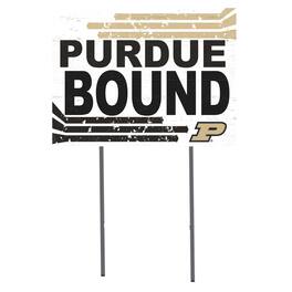 Jardine - Purdue Boilermakers 18'' x 24'' Bound Yard Sign - White