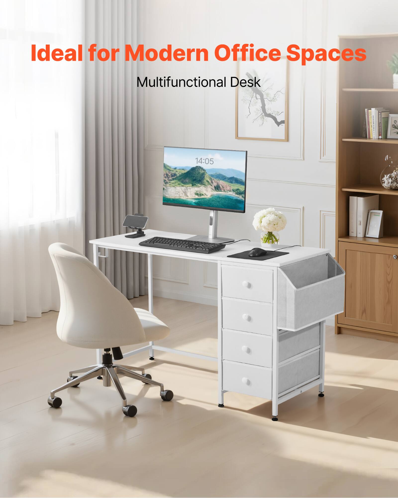 Ideal for Modern Office Spaces  
Multifunctional Desk