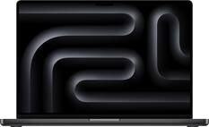 Front. Apple - MacBook Pro 16" Laptop - M3 Max chip - 36GB Memory - 30-core GPU - 1TB SSD - Space Black.