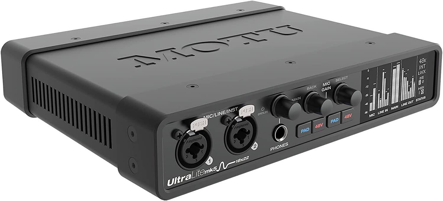 MOTU UltraLite mk5 USB Audio Interface Black 8453 - Best Buy