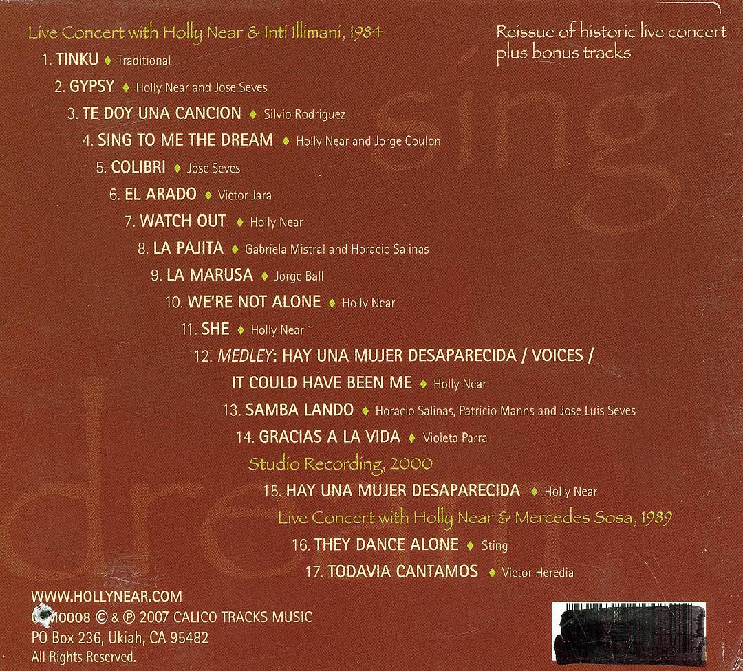 Back. Sing to Me the Dream [Bonus Tracks] [CD].