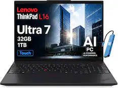 Lenovo ThinkPad L16 Ultra 7 32GB 1TB Touch AI PC AI-POWERED PERFORMANCE