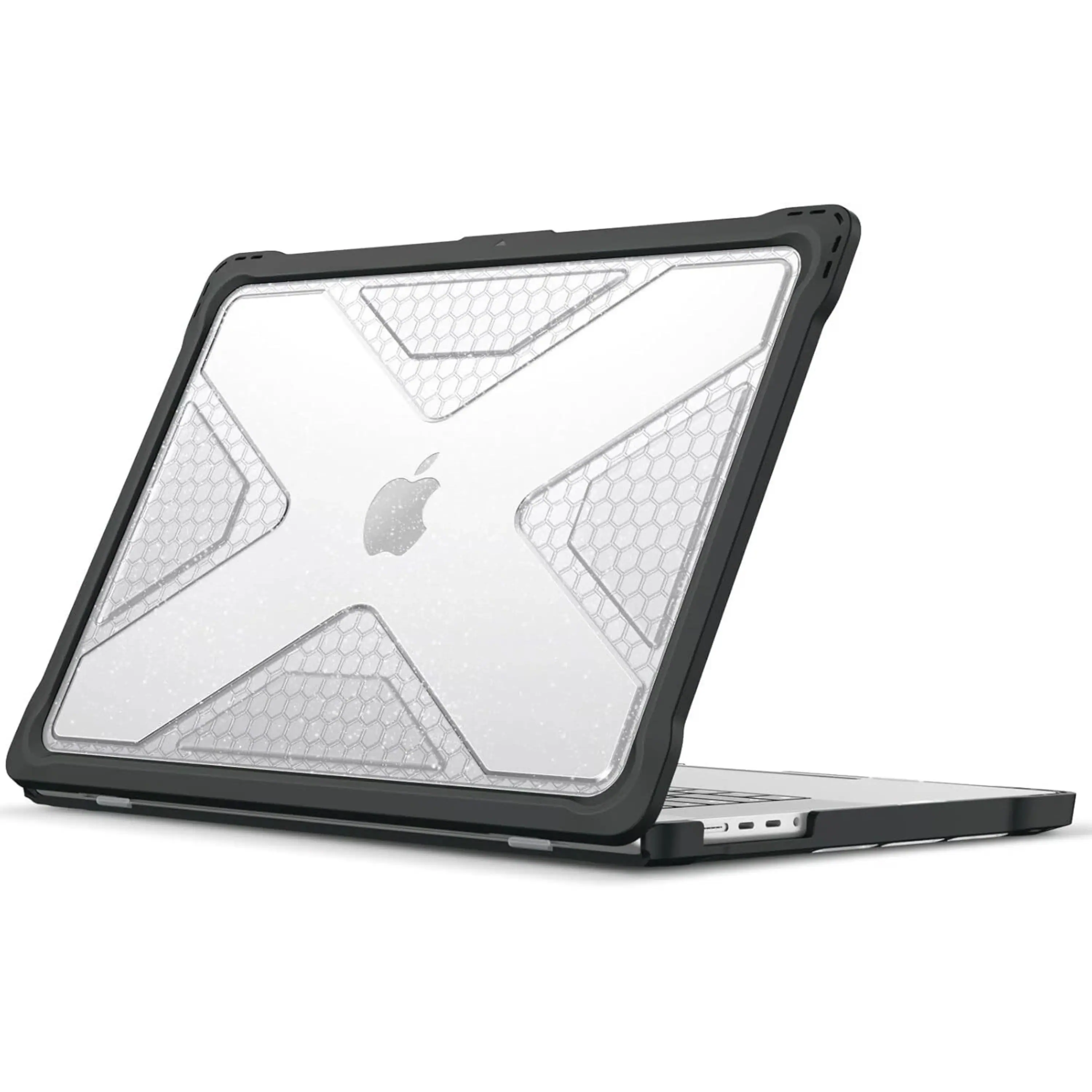 Front. Kitcheniva - Protective Rugged Case For MacBook Pro 16 Inch 2023 Model Glittering - Glittering.