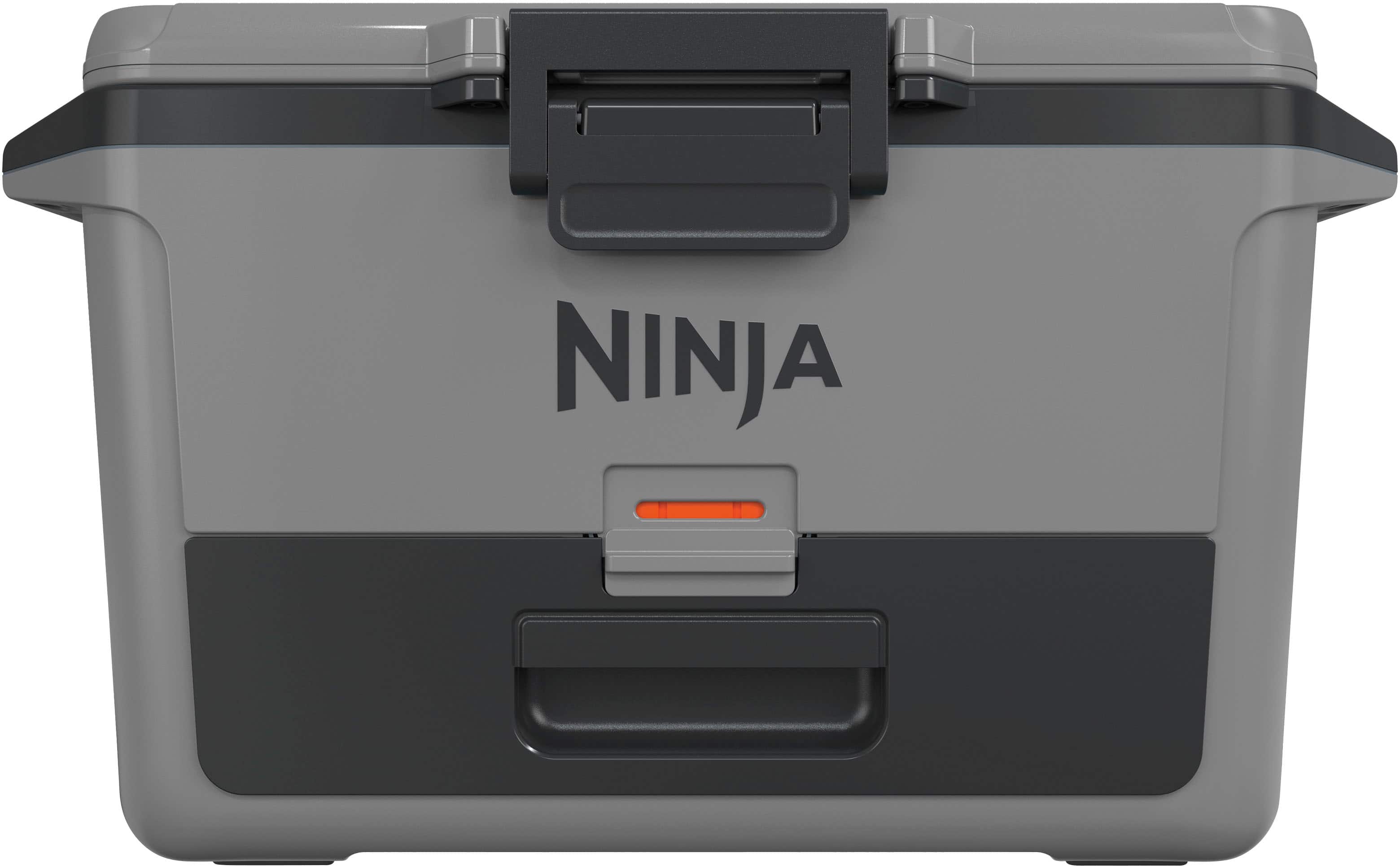 Front. Ninja - FrostVault 50qt Hard Cooler with Dry Zone - Slate Gray.