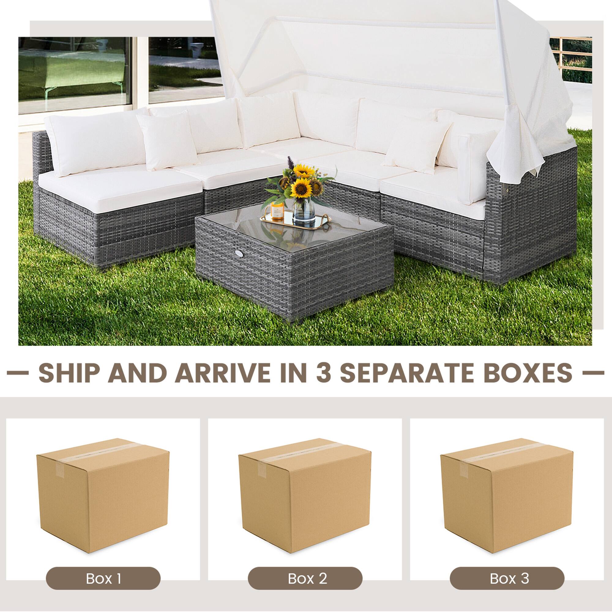 SHIP AND ARRIVE IN 3 SEPARATE BOXES
Box 1
Box 2
Box 3