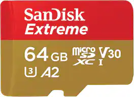 Bulk SanDisk 64GB Extreme microSDXC Memory Card No Adapter