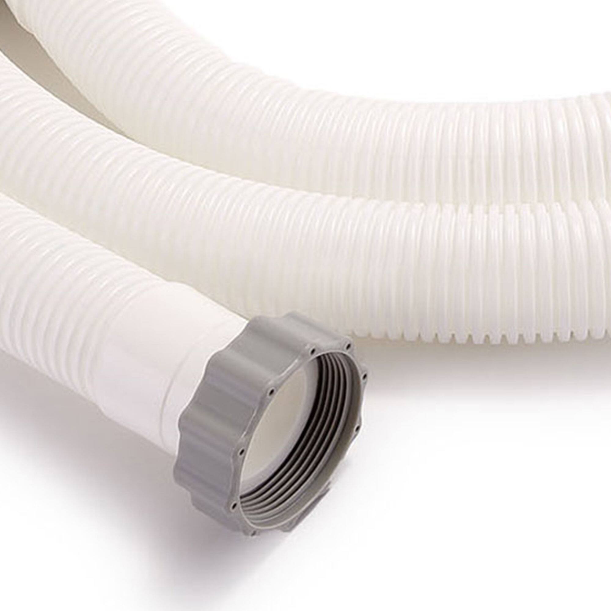 Alt View 1. Intex - Intex 26071RP 1.5 Inch x 9.8 Foot Replacement Pool Pump Hose Accessory with Nuts - White.