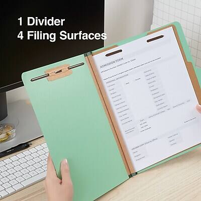1 Divider  
4 Filing Surfaces  

ADMISSION FORM