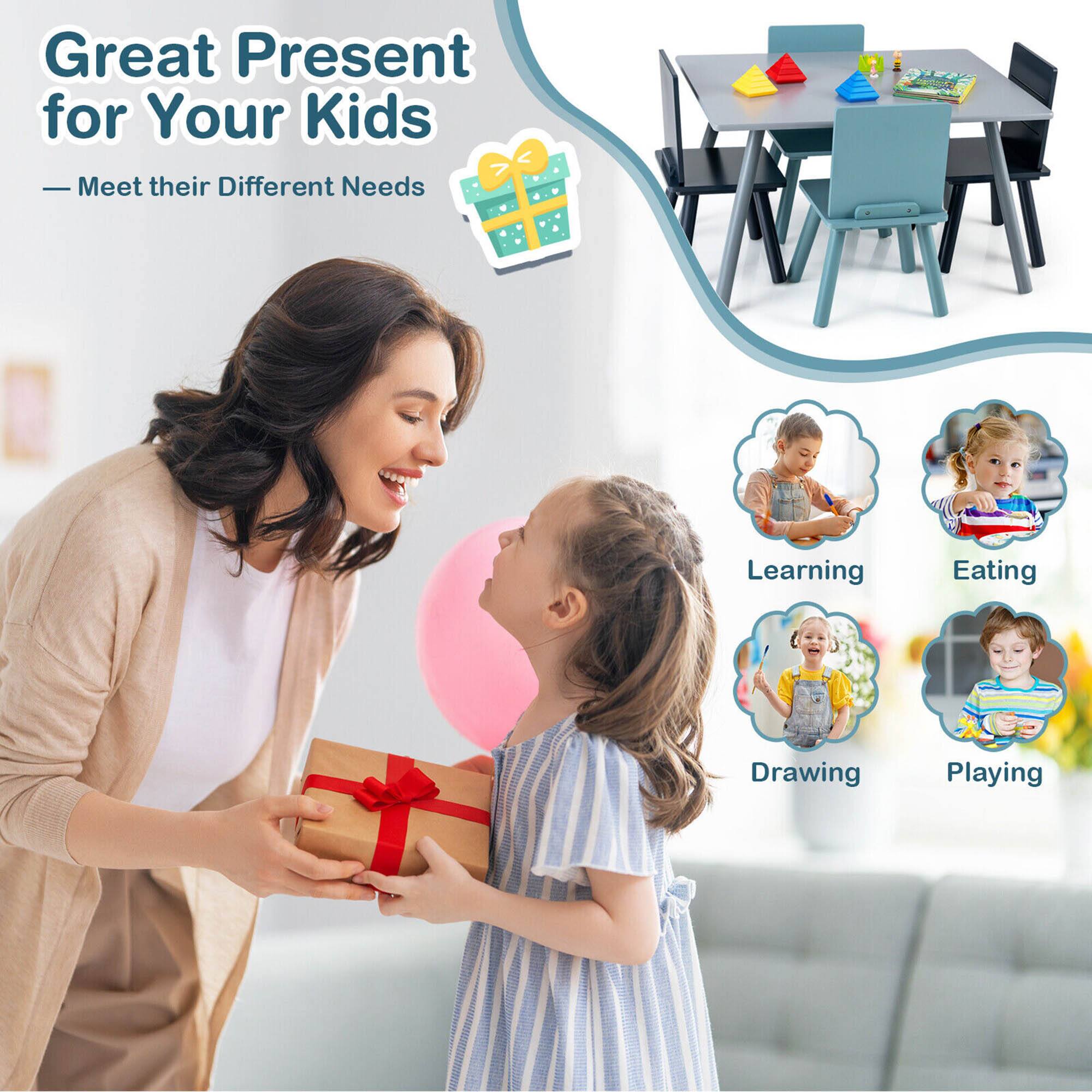 Great Present for Your Kids  
— Meet their Different Needs  

Learning  
Eating  
Drawing  
Playing