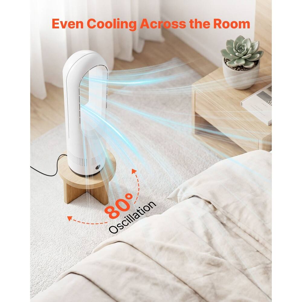 Even Cooling Across the Room  
80° Oscillation