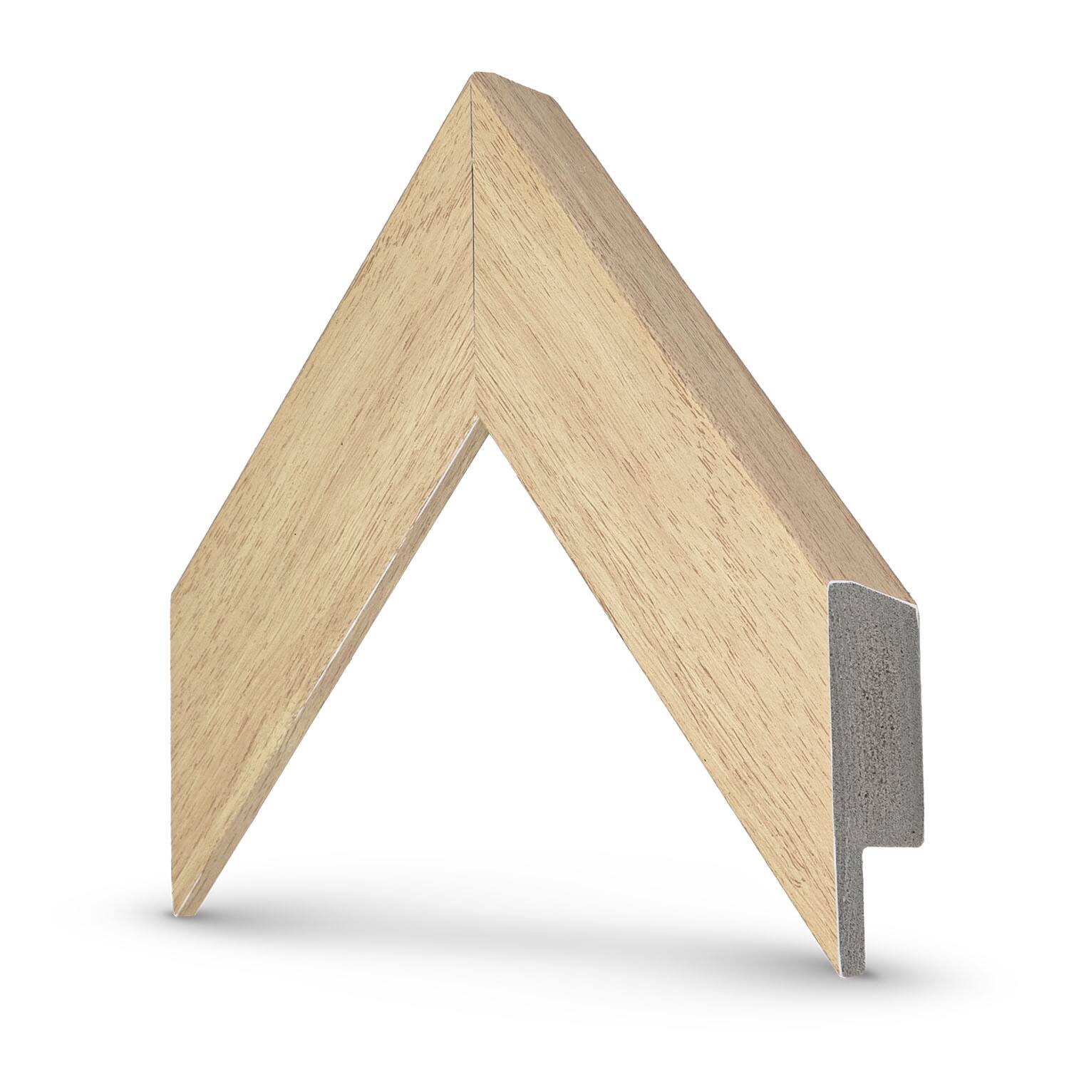 Alt View 11. Deco TV Frames - 43" Slim Bezel for Samsung The Frame TV - Museum Maple.