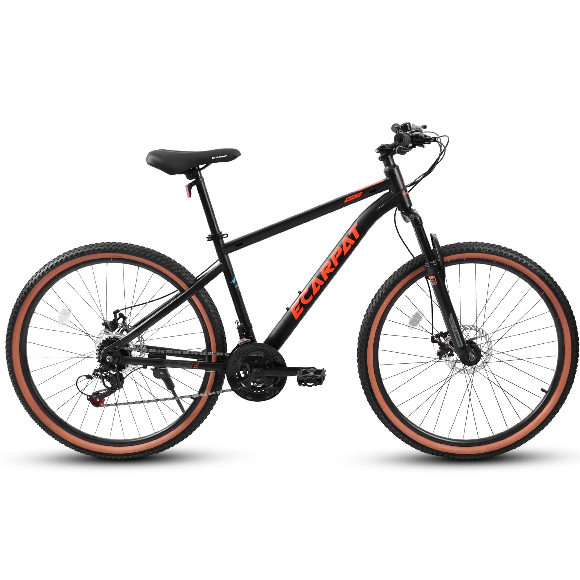 Alt View 5. Anysun - 27.5 Inch Mountain Bike for Teenagers -Durable High Carbon Steel Frame,For School Commuting & Outdoor Riding - Black.