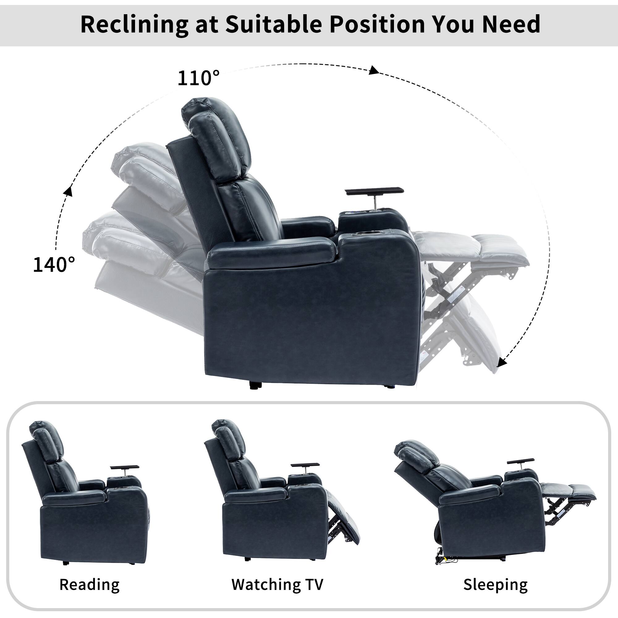 Reclining at Suitable Position You Need

110°

140°

Reading

Watching TV

Sleeping