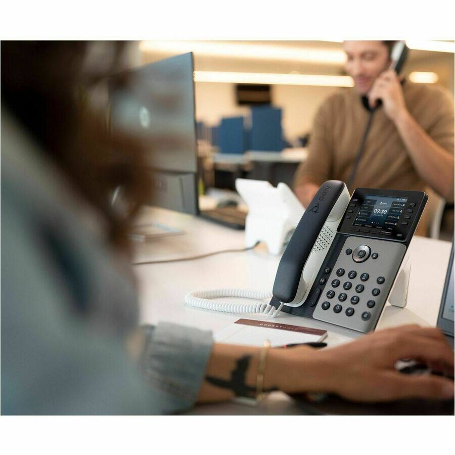 HP Poly Edge E350 IP Phone Corded Corded/Cordless Wi Fi, Bluetooth