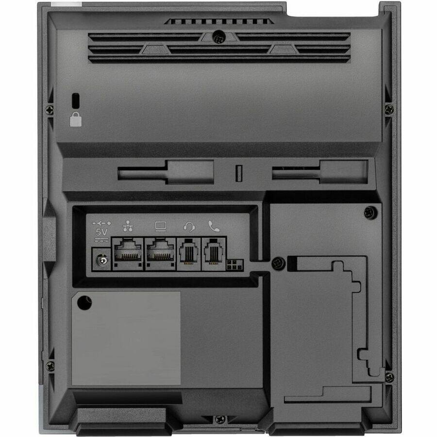 Alt View 2. HP - Poly CCX 400 IP Phone - Corded - Corded - Desktop, Wall Mountable - Black - 24 x Total Line - VoIP - 5" LCD - 2 x - Black.