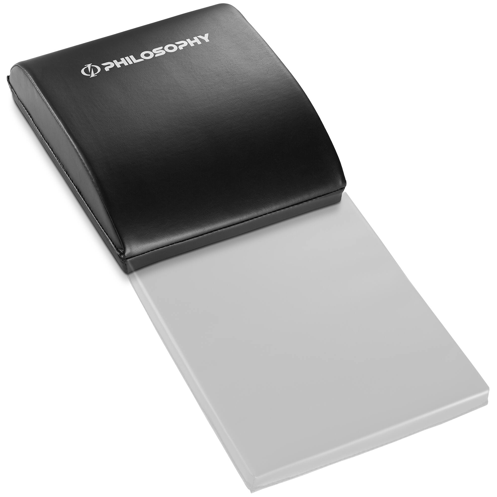 Alt View 2. Philosophy Gym - Ab Exercise Mat - Sit Up Pad - Abdominal and Core Trainer Wedge - Black.