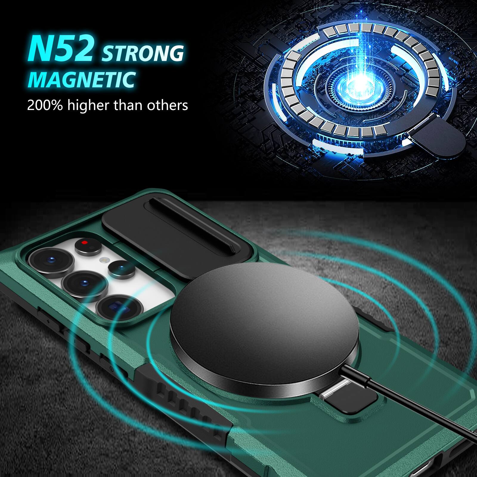 N52 STRONG MAGNETIC  
200% higher than others