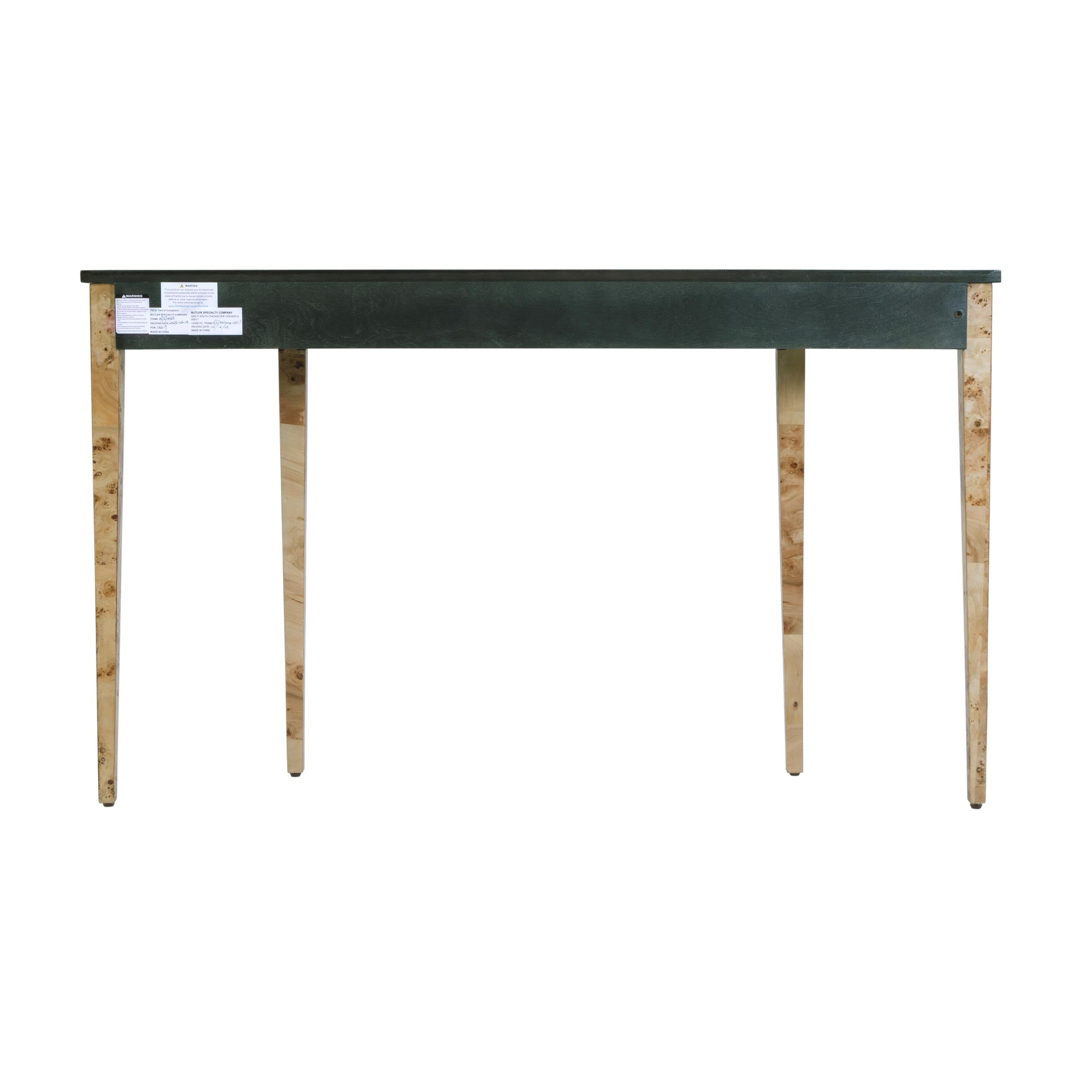 Alt View 1. Butler Specialty - Chester 54 in W Demilune Wood Traditional Console Table - Light Brown.