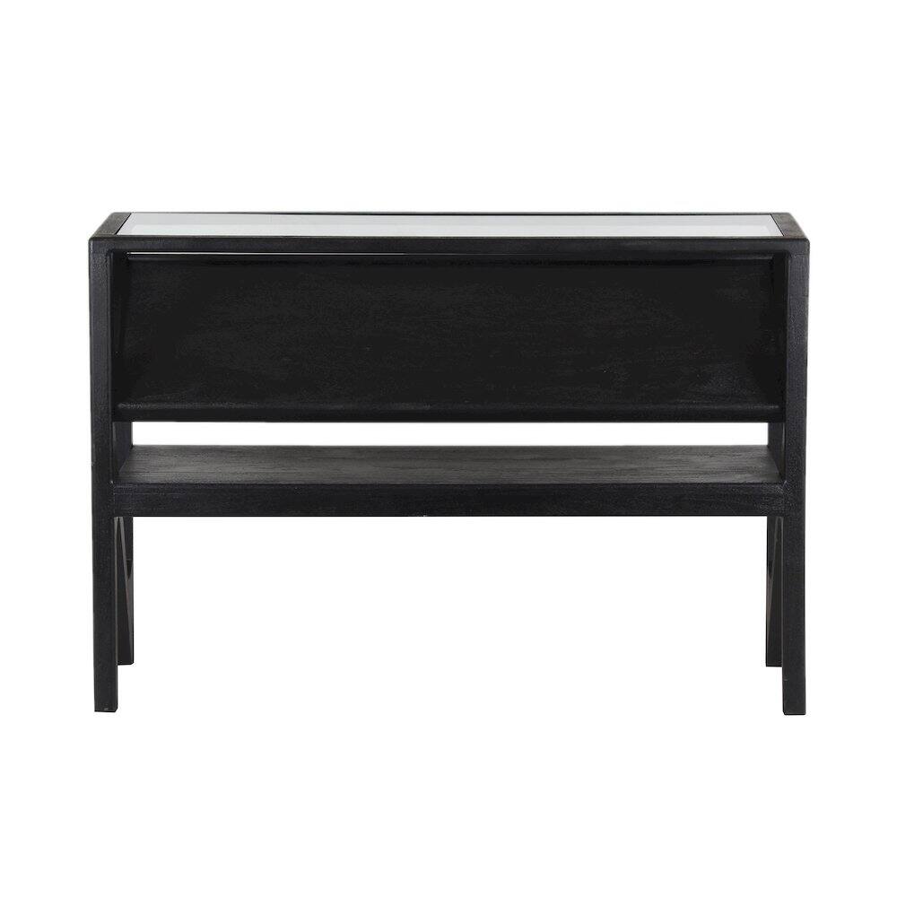 Alt View 1. Porter Designs - Canberra Solid Mango Wood Console Table - Black.
