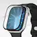 Alt View 11. Insignia™ - Hybrid Glass Screen Protectors for Apple Watch 46mm (2-Pack) - Clear.