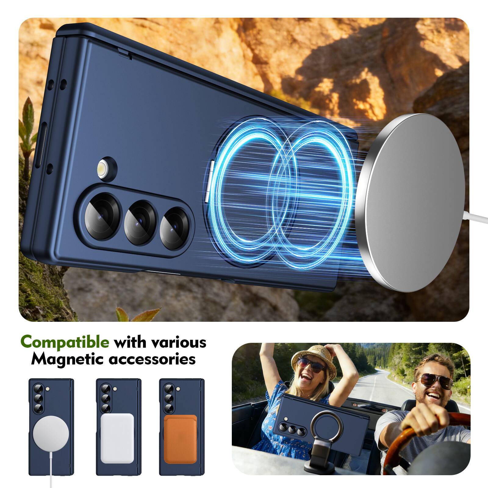 Compatible with various Magnetic accessories