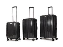 LOVMOR - 3-Piece PP Luggage Set 20/24/28" Spinner - Black