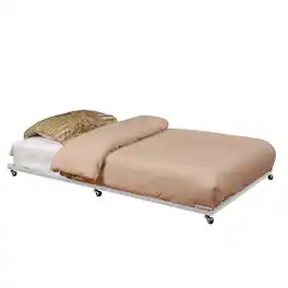 Kings Brand Furniture - Morley Twin Size Metal Trundle Bed - TR04-CW