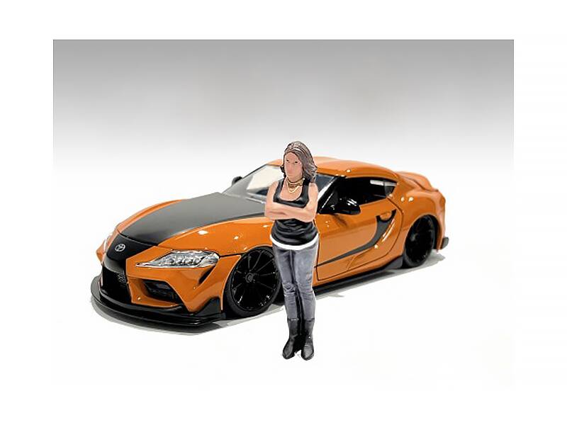Alt View 1. American Diorama - "Car Meet 3" Figure 2 for 1/18 Scale Models by American Diorama.
