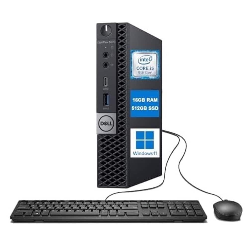 Dell Refurbished Excellent Optiplex 5070 Micro Desktop PC, Intel