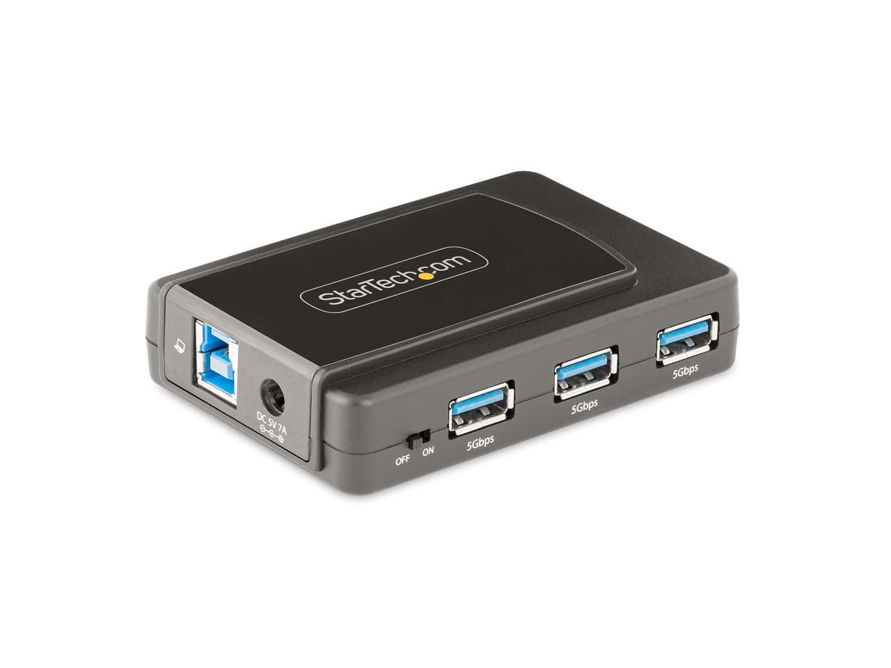StarTech.com - 7-Port USB 3.0 Hub with On/Off Switch, 35W Power, USB-A to 7x USB-A