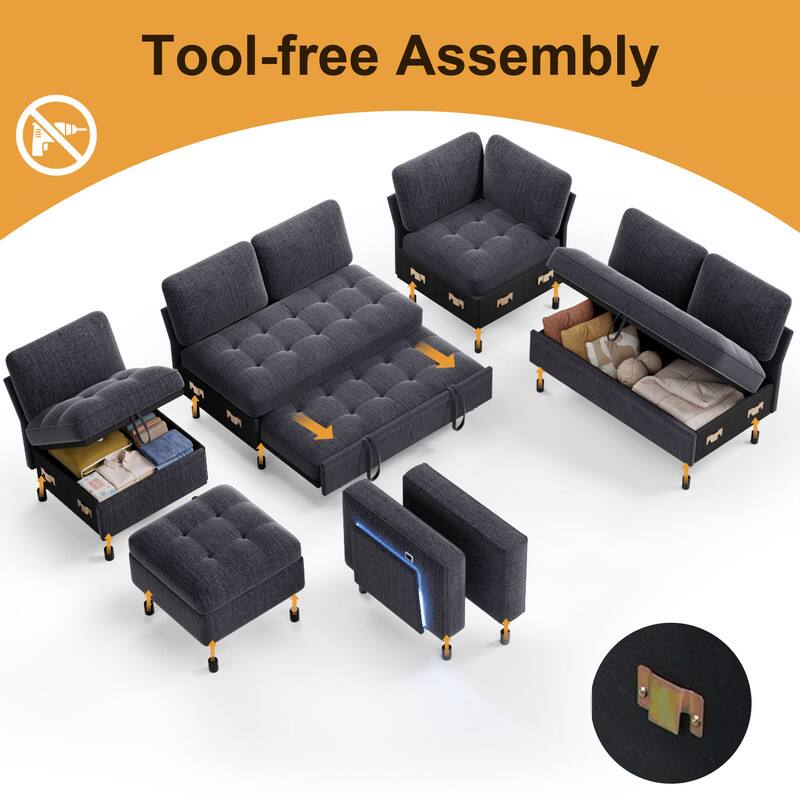 Tool-free Assembly