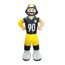 Logo Brands - T.J. Watt Pittsburgh Steelers Player Lawn Inflatable - Multicolor
