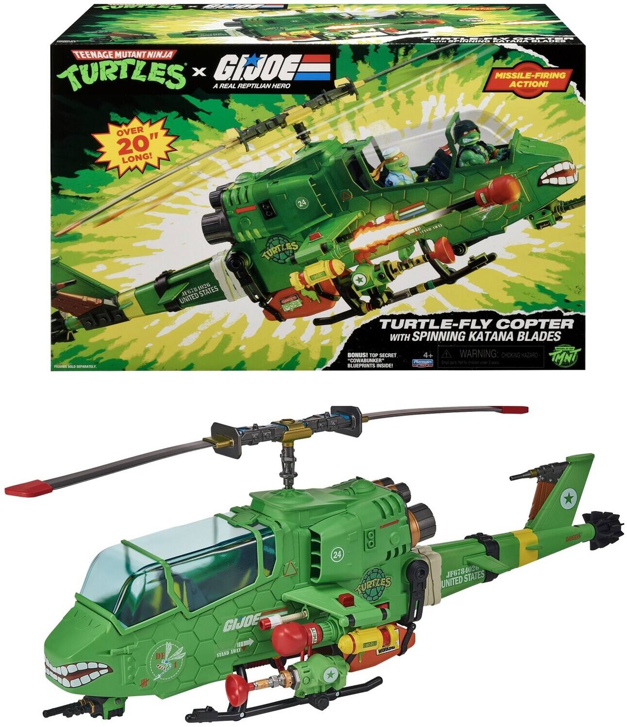 Teenage Mutant Ninja Turtles x G.I. Joe - Turtle-Fly Copter (TMNT) - COLLECTIBLES