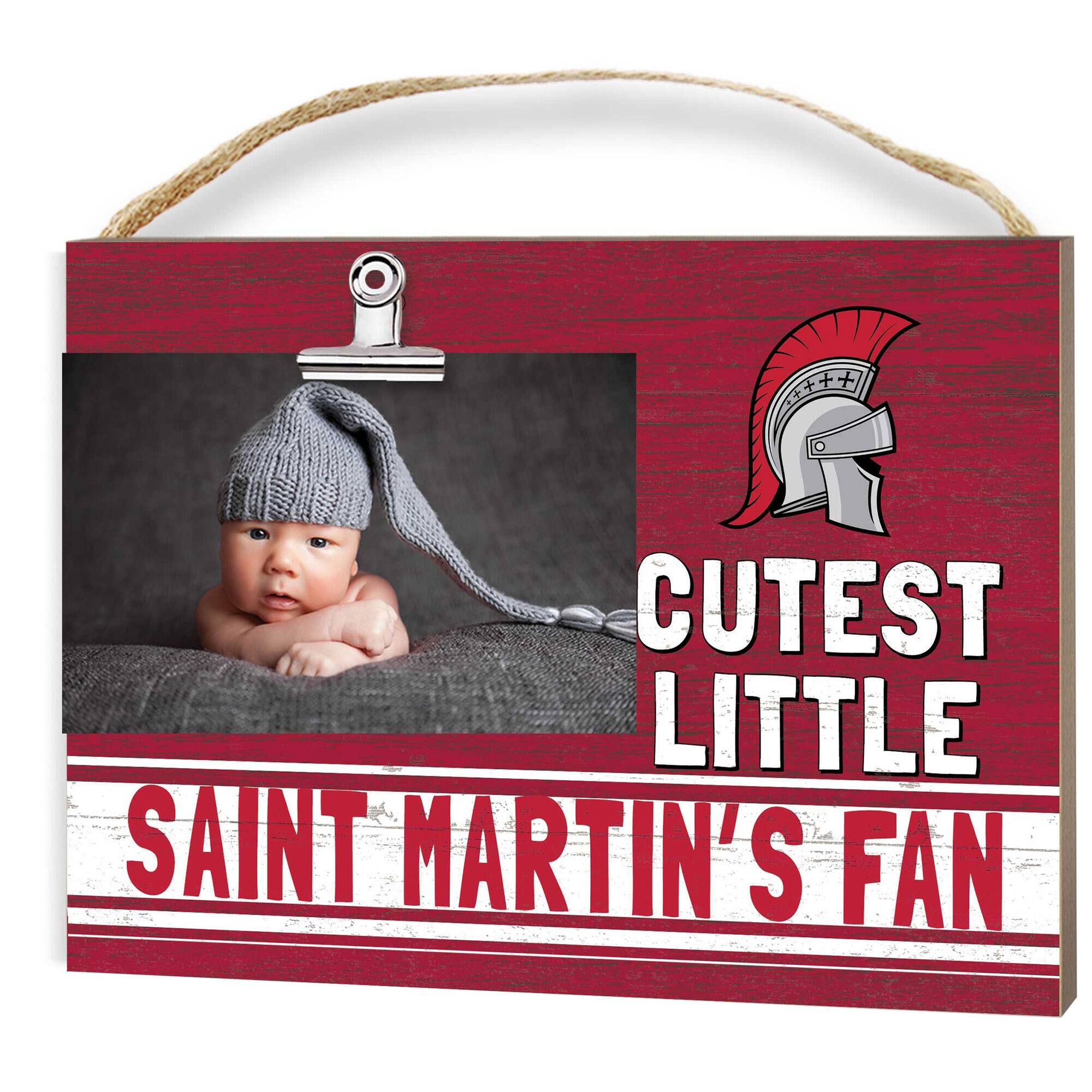 Saint Martin's Saints 8" x 10" Cutest Little Fan Team Logo Clip Photo Frame