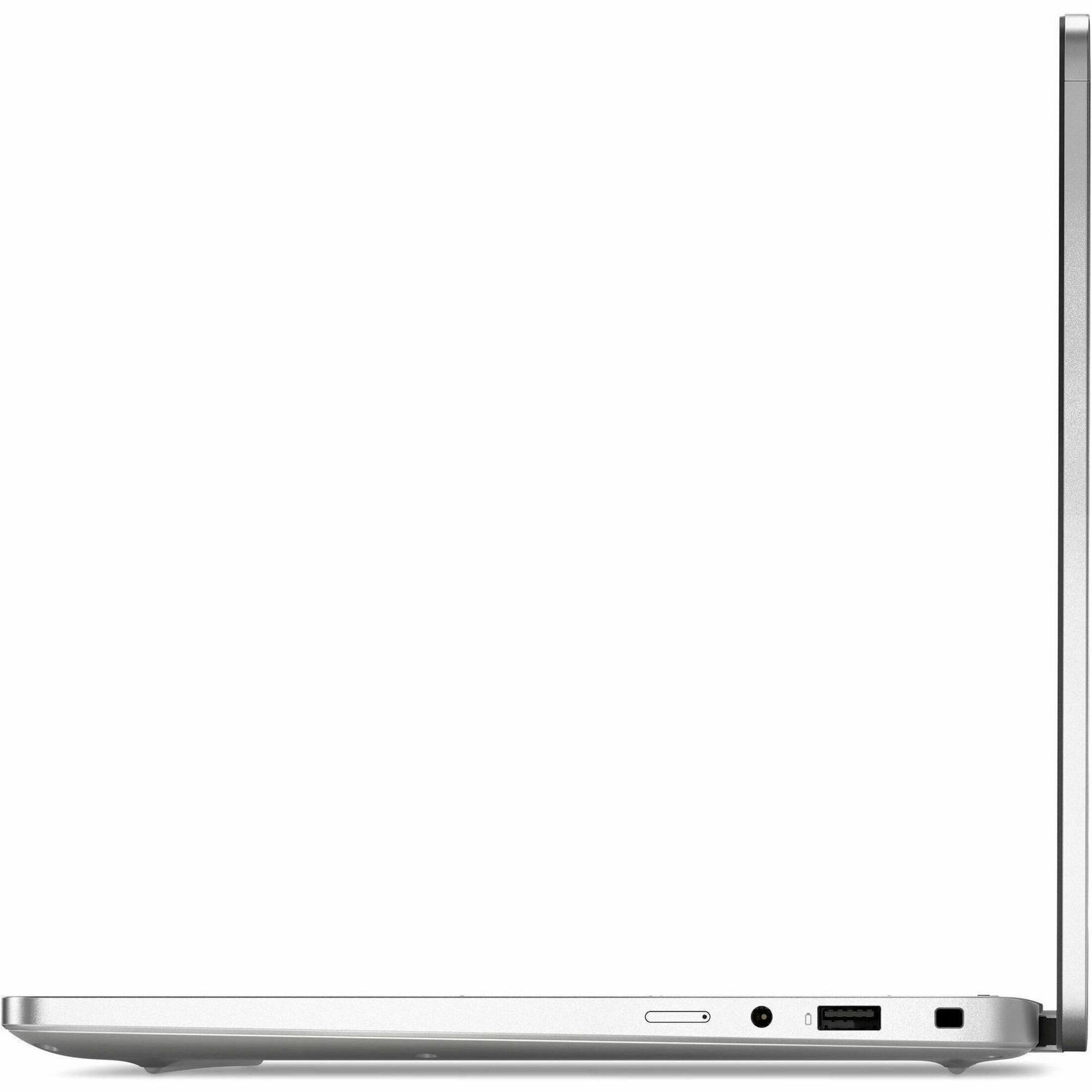Left. Dell - Pro 13 Plus 13.3" IPS LCD 1920 x 1200 (Full HD Plus) Laptop - Intel Core Ultra 5 with 16GB Memory - 512 GB SSD - Silver.