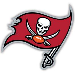 Fan Creations - Tampa Bay Buccaneers 24" Logo Cutout Sign - Multicolor