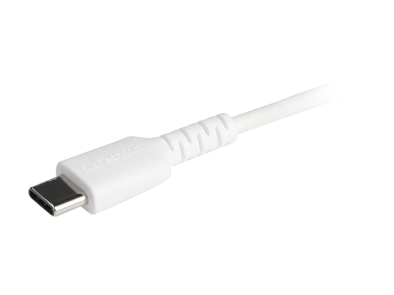 Alt View 1. StarTech.com - StarTech 6.6ft USB C to Lightning Cable Heavy Duty Lightning Cable RUSBCLTMM2MW.