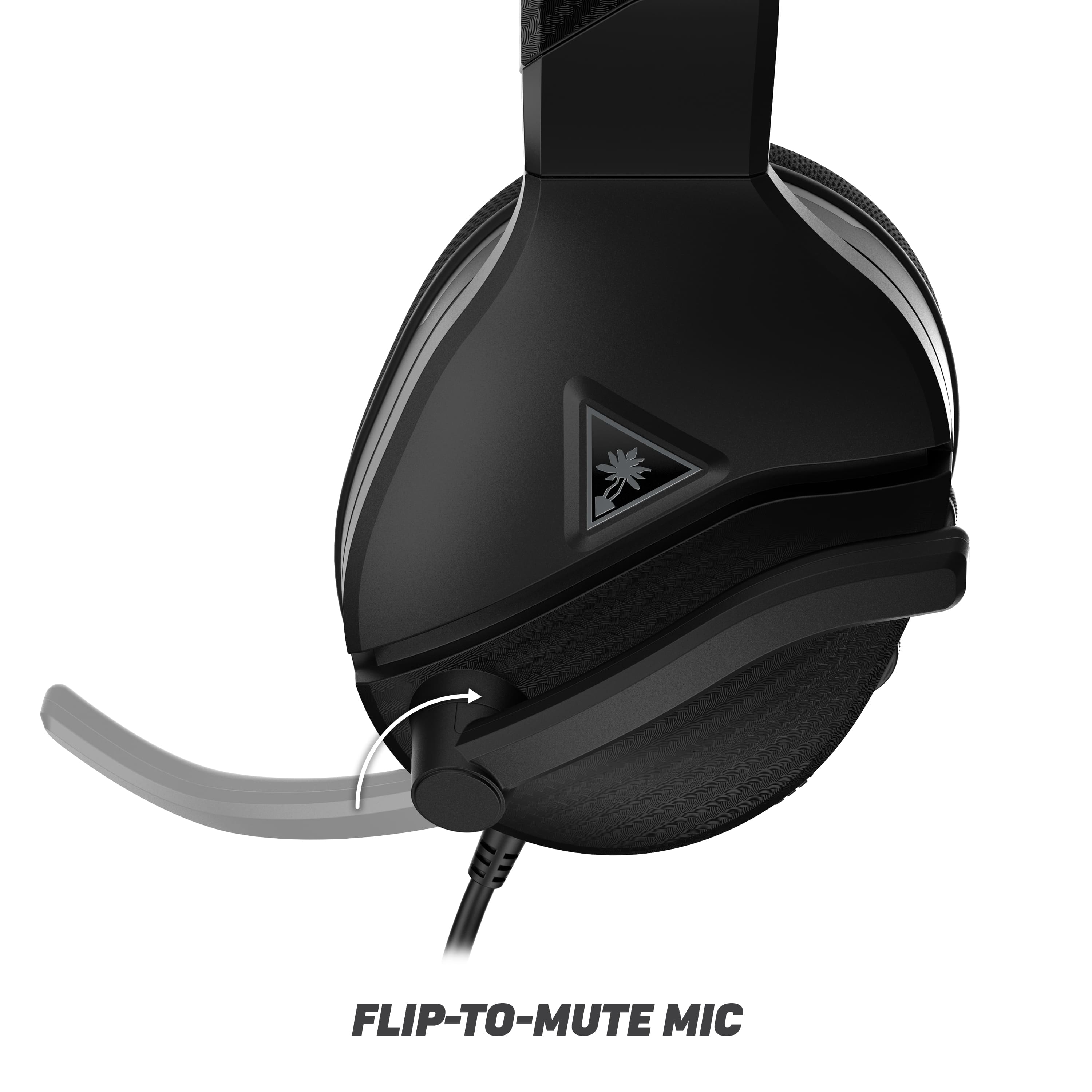 Flip-to-mute mic