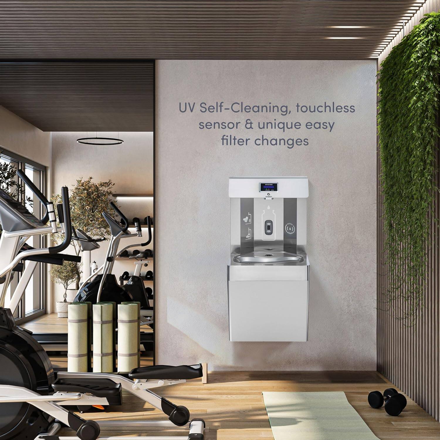 UV Self-Cleaning, touchless sensor & unique easy filter changes