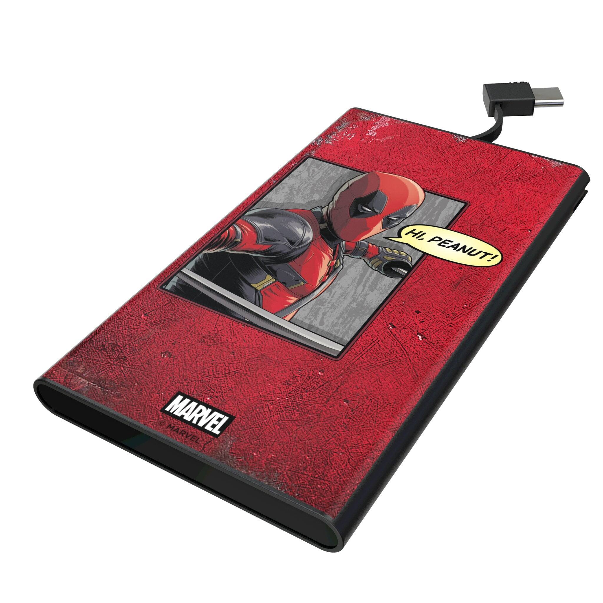Keyscaper - Marvel Badge 5000mAh Flat Powerbank - Deadpool 3