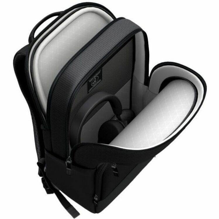 Alt View 2. Dell - Dell EcoLoop Carrying Case (Backpack) for 14" to 16" Notebook - Black - Anti-scratch Interior, Water Proof Zipper, Water - Black.