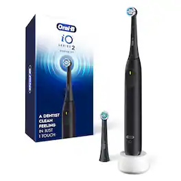 Oral-B - iO2 Rechargeable Electric Toothbrush Kit Starter Kit - Night Black