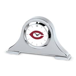 Jardine - UChicago Maroons Napoleon Desk Clock - Silver