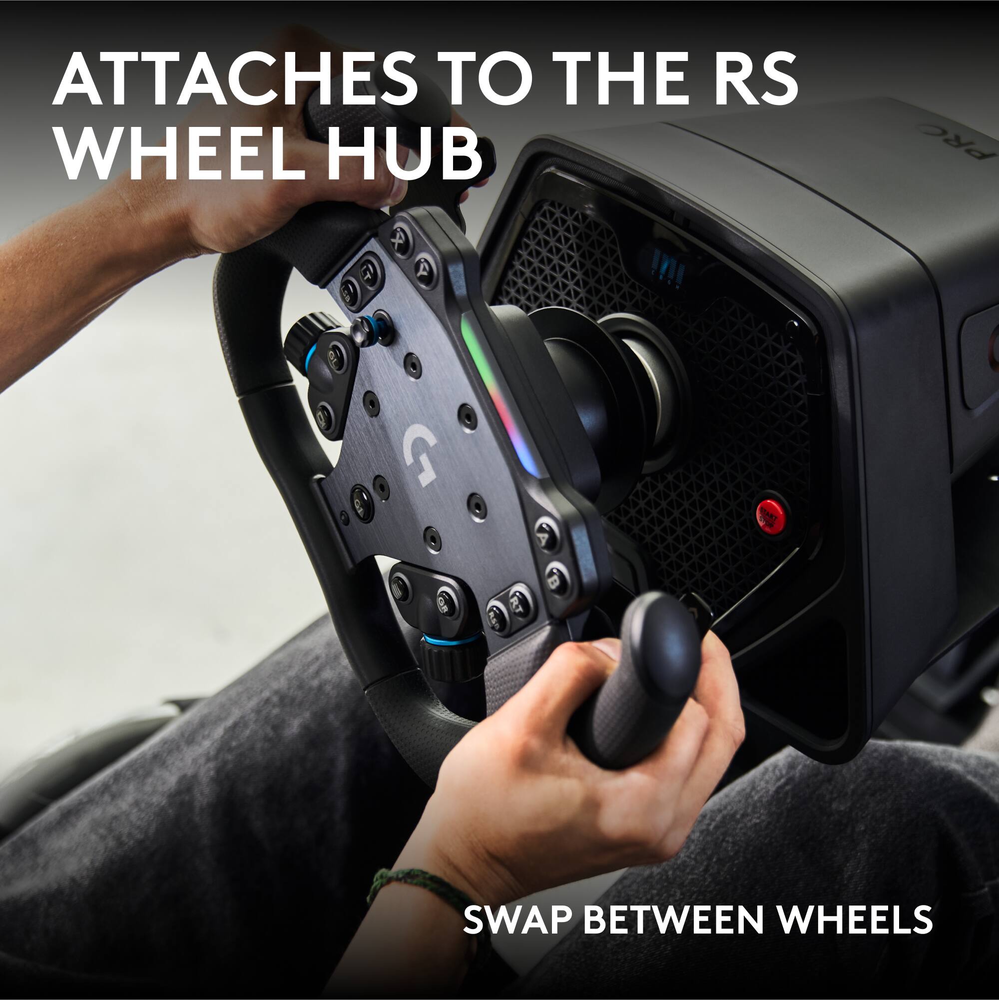 RS Track Wheel Universal Sim Racing Steering Wheel Compatible with
