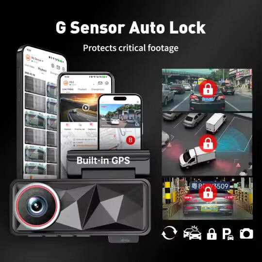 G Sensor Auto Lock  
Protects critical footage  

My Service  
HY Puyack S- M1 Live Video Playback  

Onorpencien Satar - 0 B  

Built-in GPS  

P 3509 IST diva