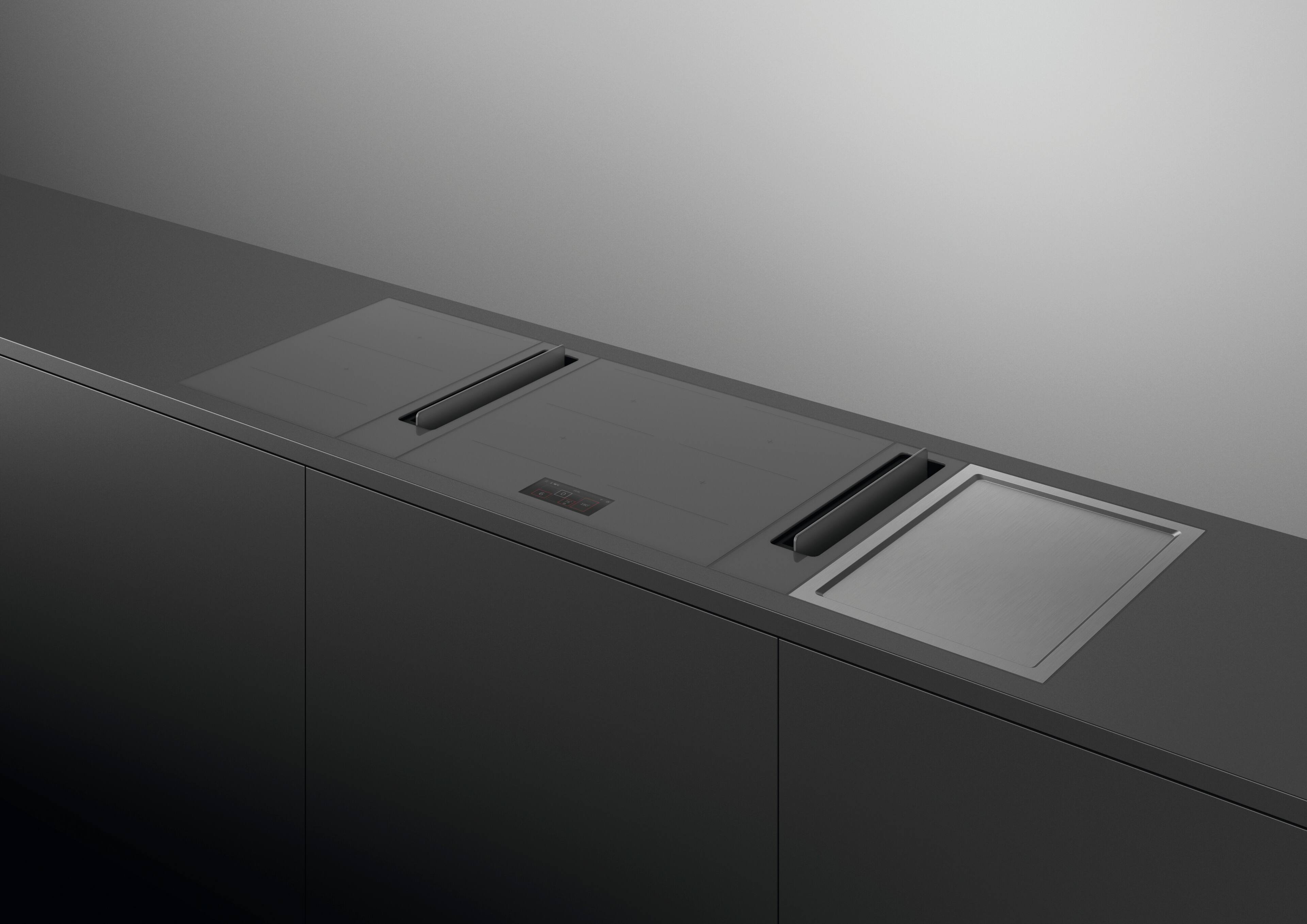 Alt View 14. Fisher & Paykel - 36" Built-in Electric Cooktop, 5 Zones with SmartZone - Black.