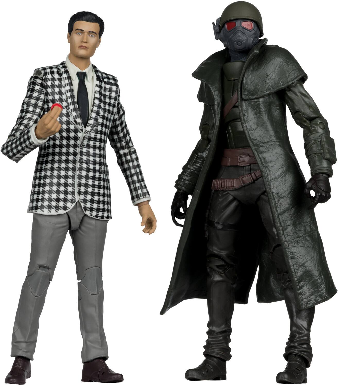 Alt View 2. McFarlane Toys - McFarlane Toys - Fallout: New Vegas - 7" Riot Ranger Armor & Benny Survivor Action Figure 2-Pack   - COLLECTIBLES - Multicolor.