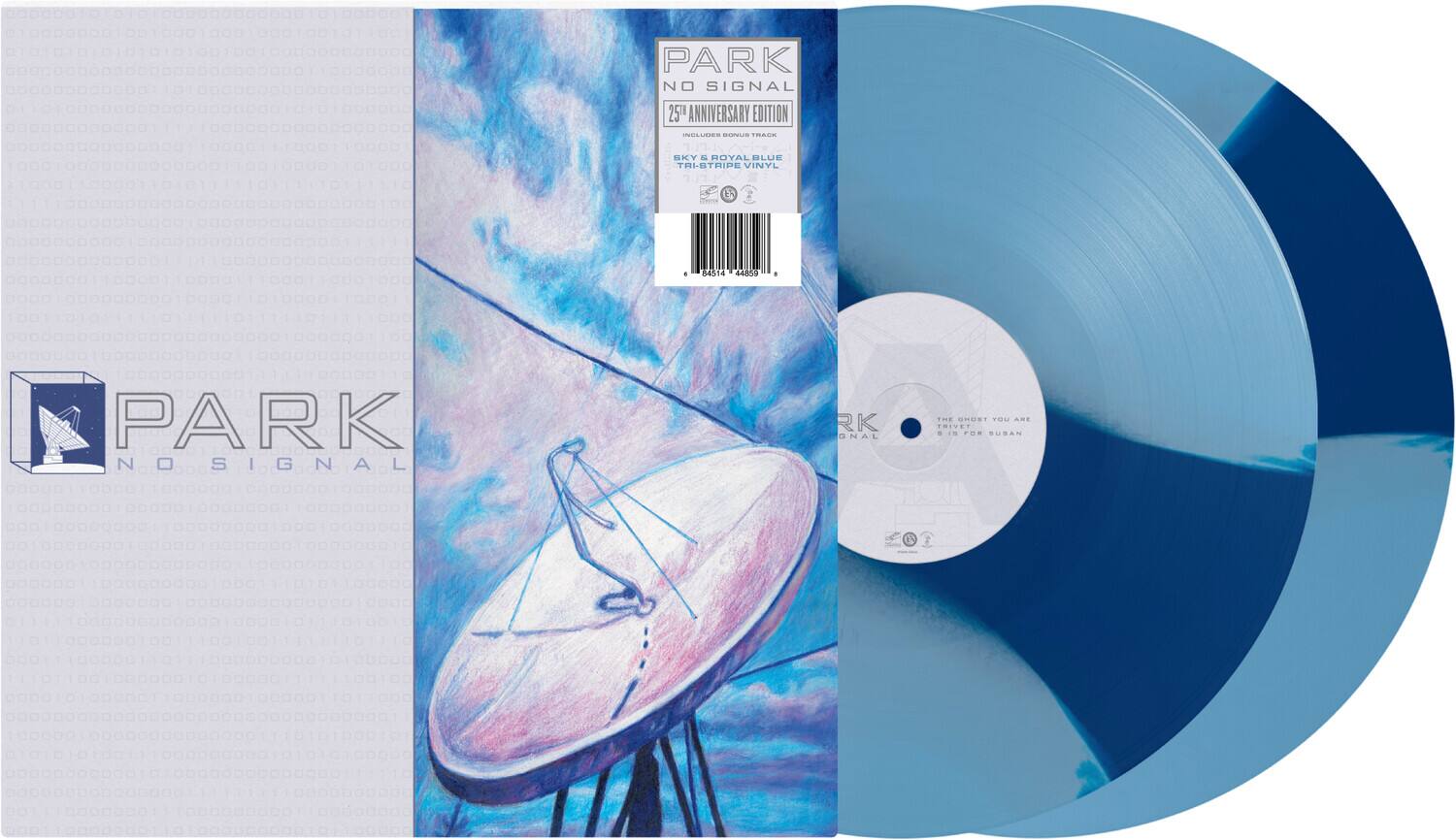 PARK NO SIGNAL 25TH ANNIVERSARY EDITION  
CICO - FRECN BKY & ROYAL BLUE TRISTRIPE VINYL  
1 1 04514 44858  

PARK NO SIGNAL  
25TH ANNIVERSARY EDITION  
INCLUDES BONUS TRACK  
SKY & ROYAL BLUE TRI-STRIPE VINYL  

PARK NO SIGNAL  
THE MOST 10...  
FOW...  
20