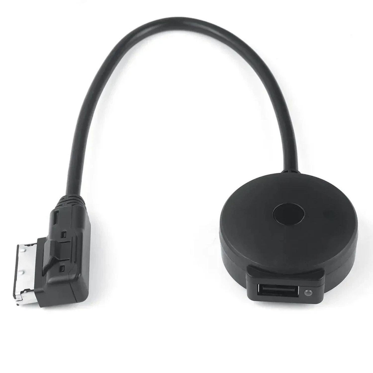 Front. Stock Preferred - Bluetooth 4.0 Music Adapter Cable – Wireless AUX Audio Interface for Audi, VW, Benz MMI Systems.
